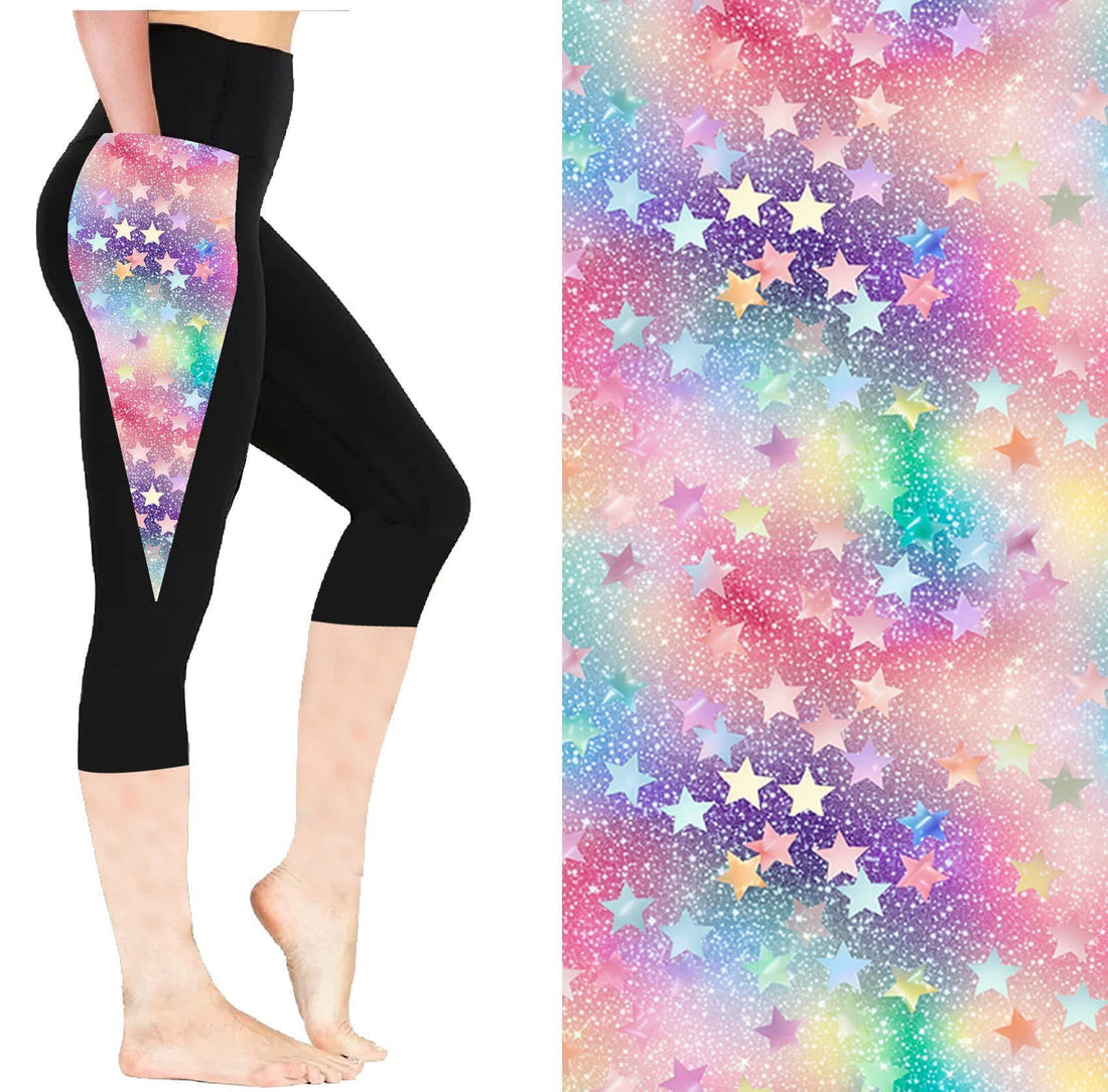 Stars sport pocket capri