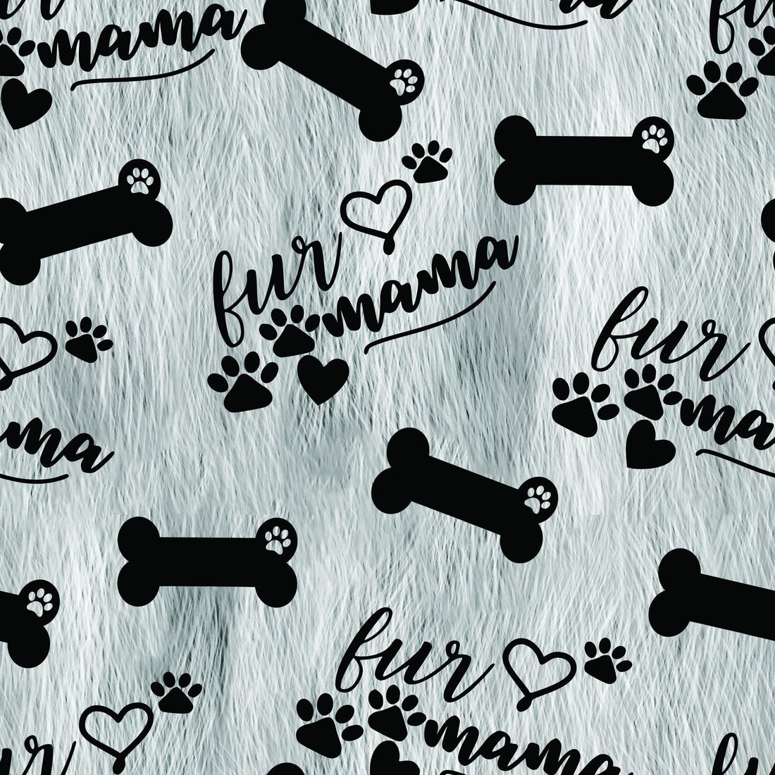 Fur mama silver capri