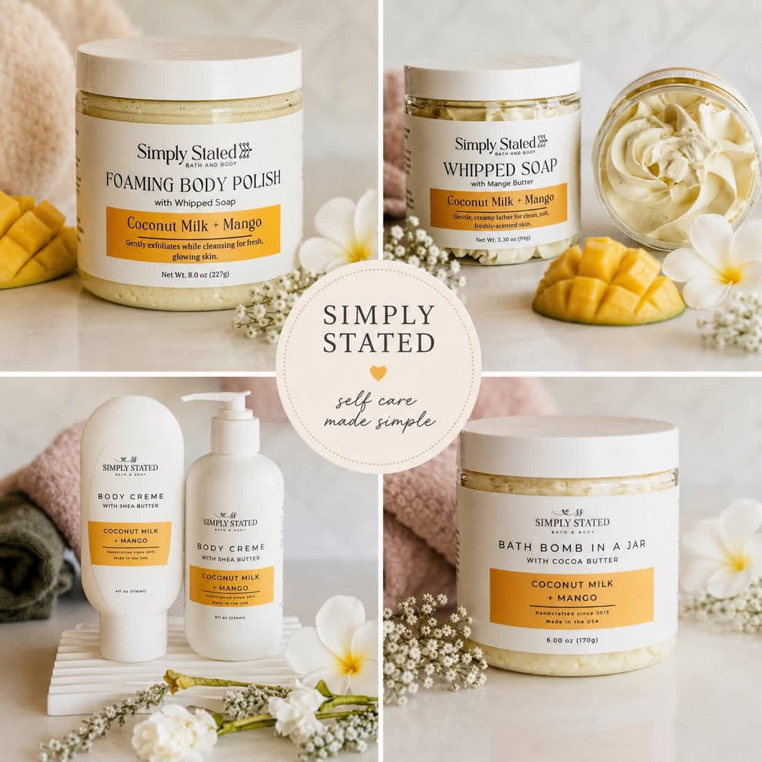 Coconut milk body products