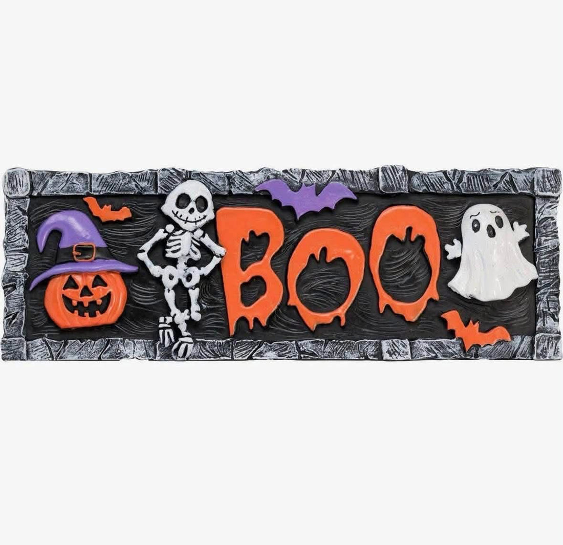 Boo desk sign