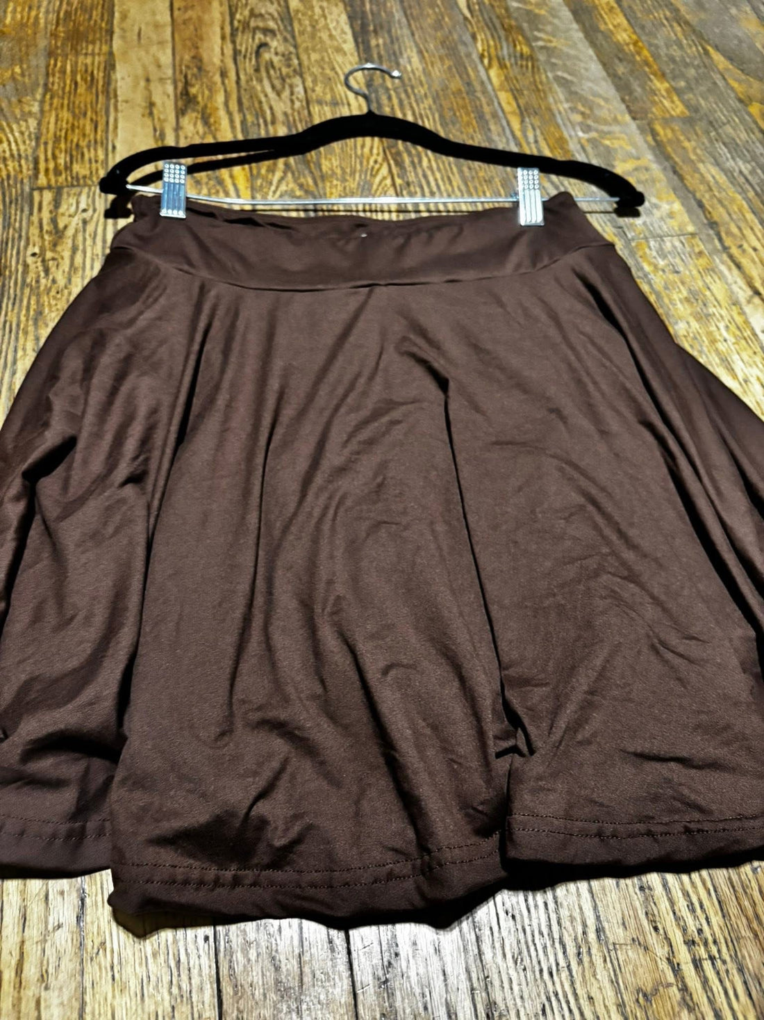 Chocolate skort w/ pockets