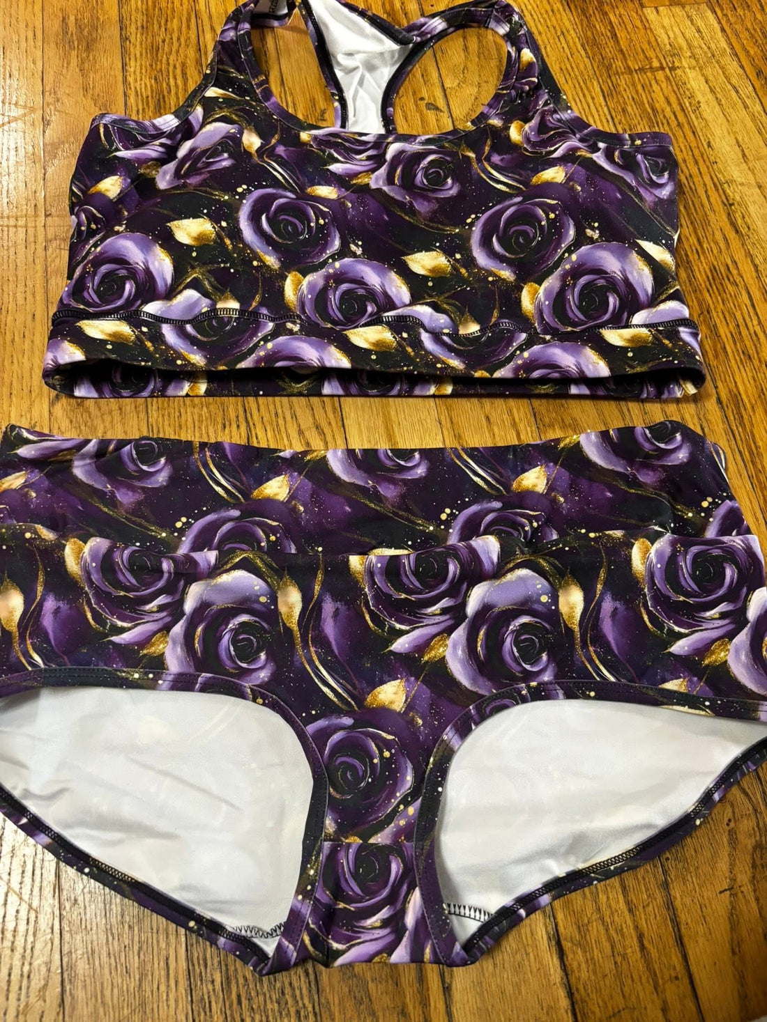 Purple rose underwear