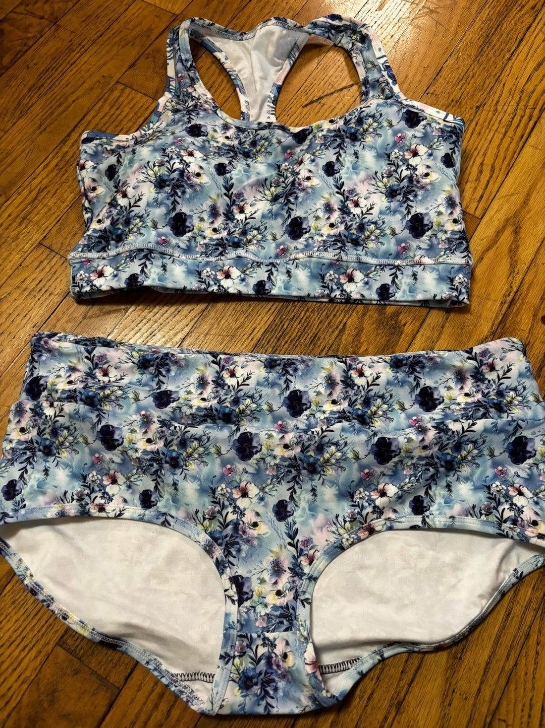Blue rose underwear