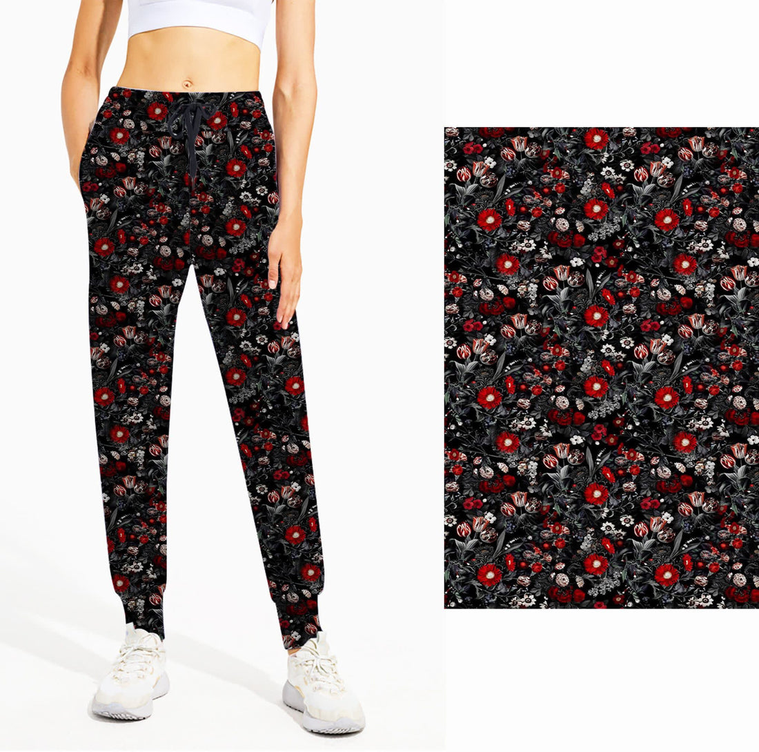 Vampire floral joggers