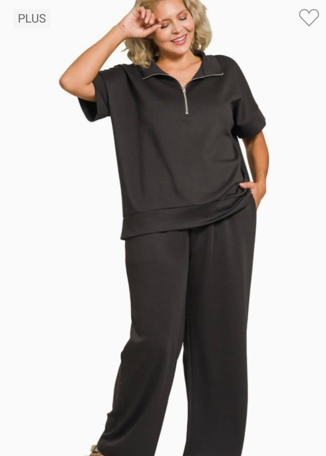 Zenana black lounge suit