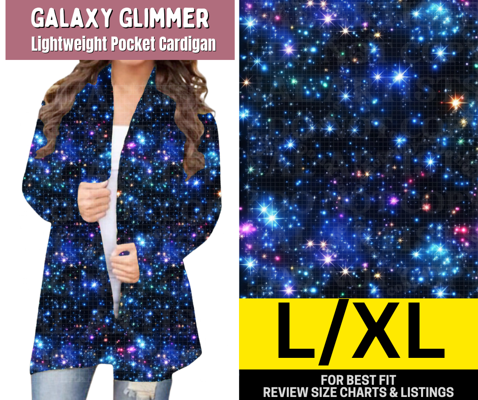 Galaxy Glimmer Pocket Cardigan