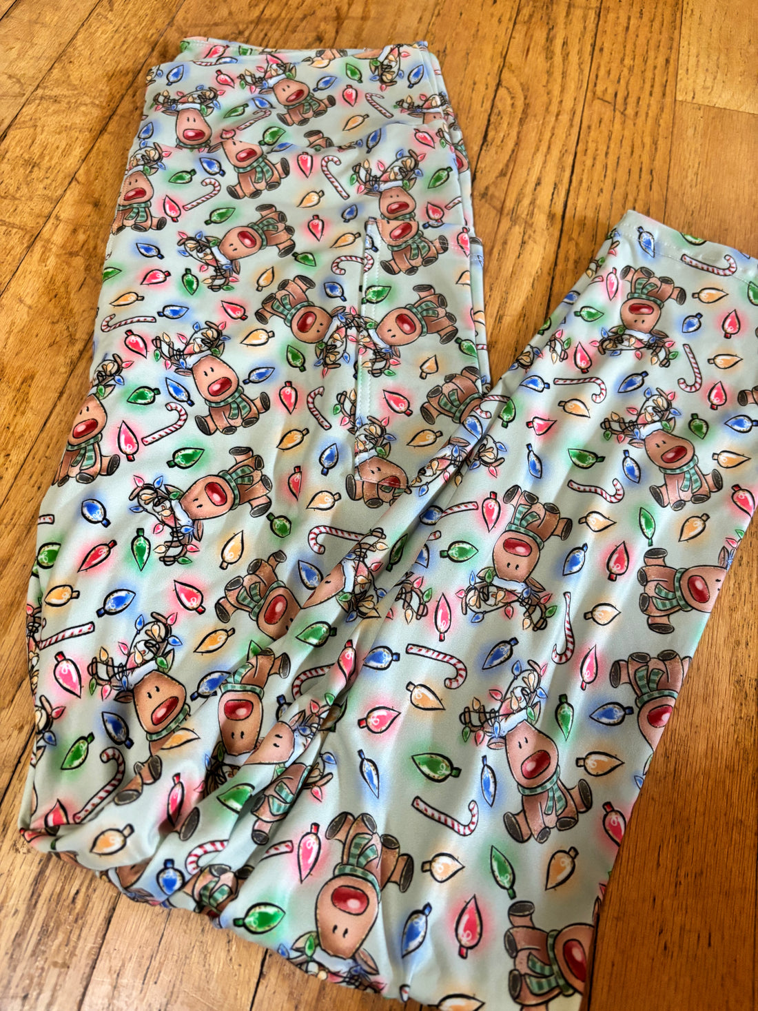 Reindeer leggings with pockets