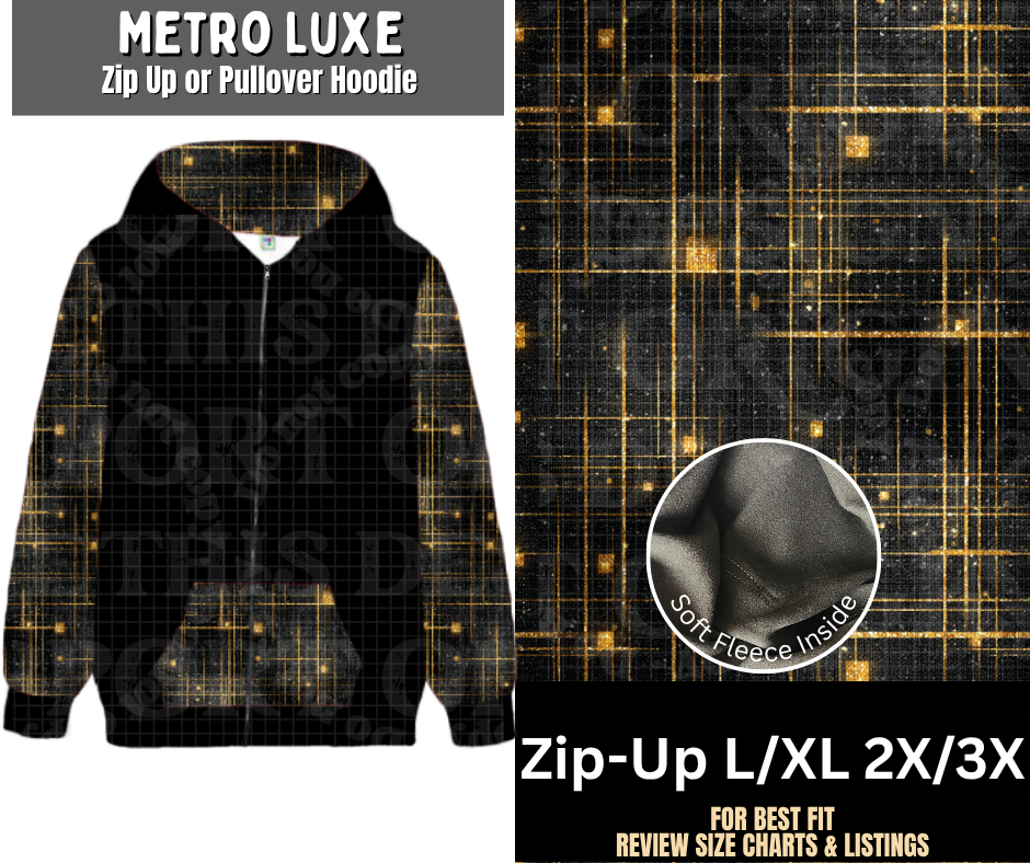 Metro Luxe Zip-Up Hoodie