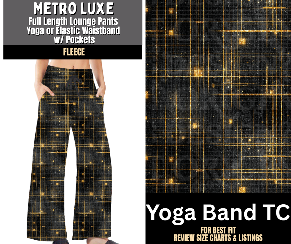 Metro Luxe Lounge Pants Fleece