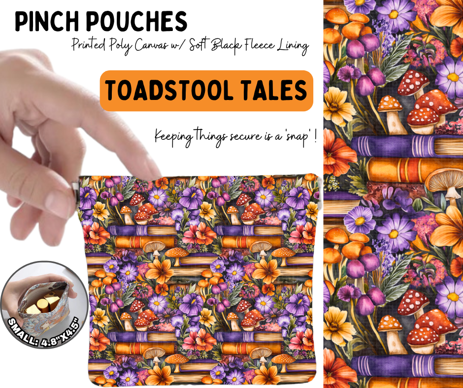 Toadstool Tales Pinch Pouches